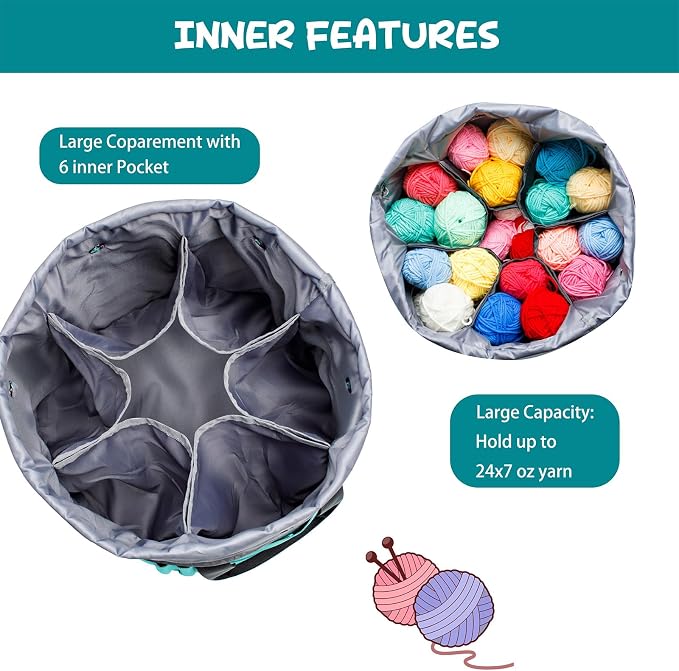 MYBAGZING Expandable Crochet Organizer - Image 2