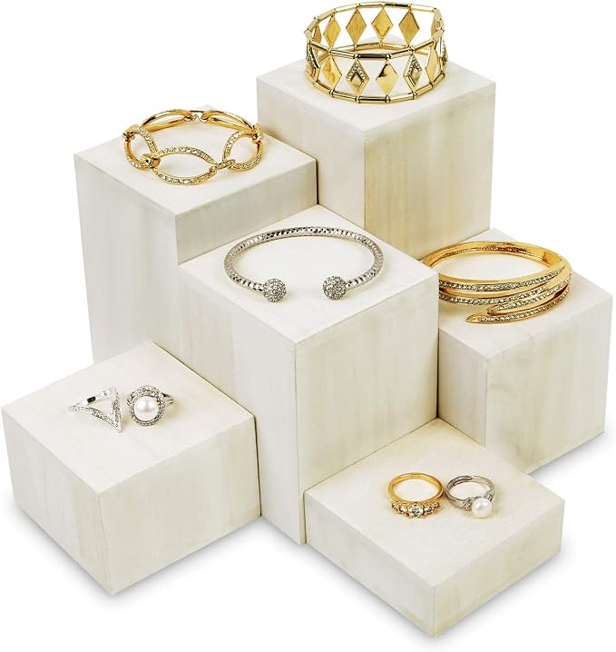 Mooca Wooden 6 Pcs Square Risers by Mooca