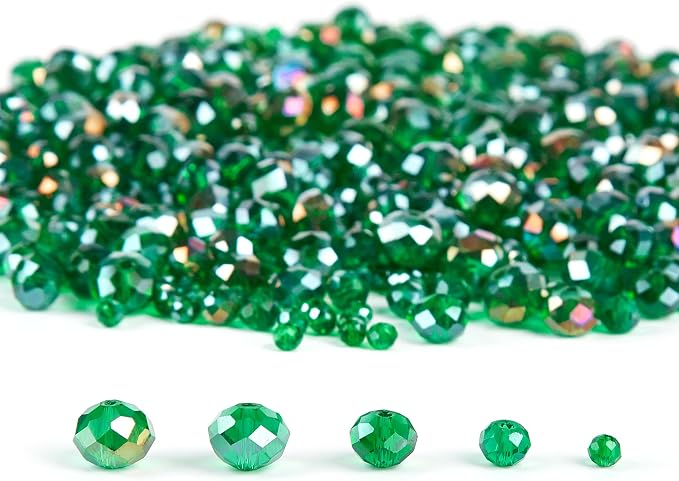 800Pcs 4/6/8/10mm Crystal Glass Beads - Image 6