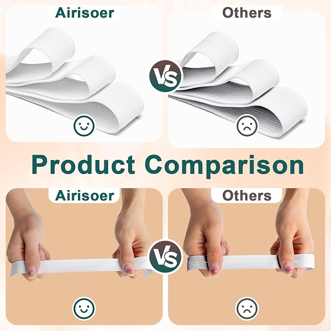 Airisoer 3/4 Inch Inch Elastic Band - Image 4