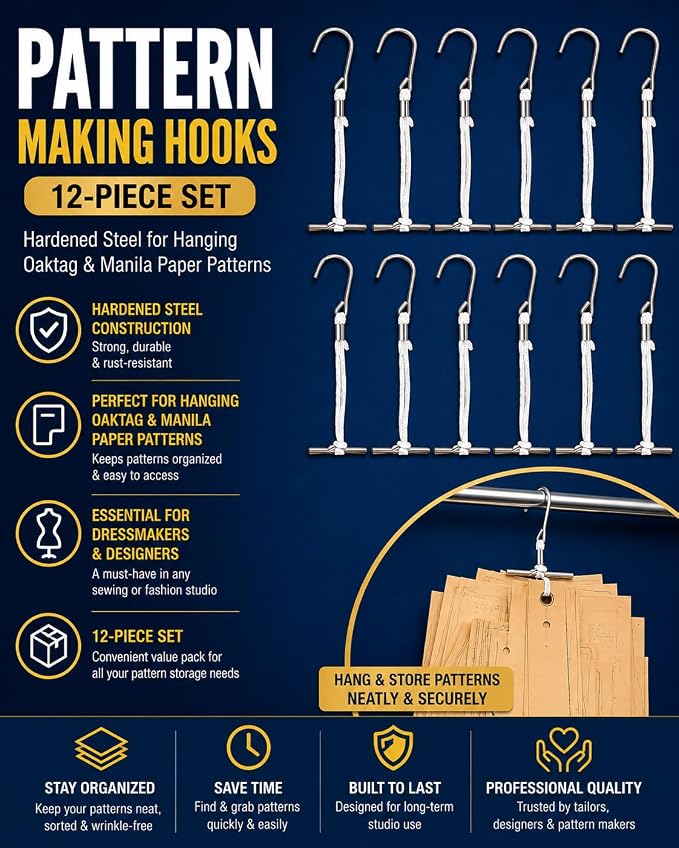 Pattern Making Hooks – 12-Piece Set | Hardened Steel - Image 2