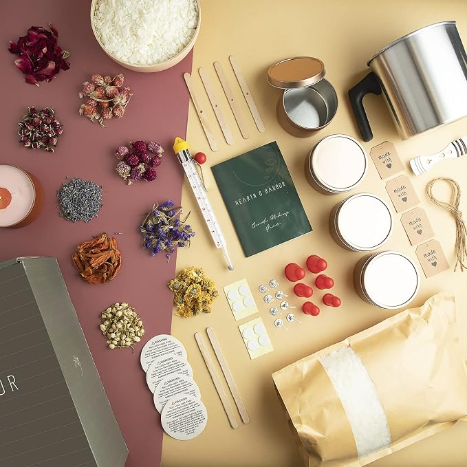 Hearth & Harbor Organic Soy Candle Making Kit - Image 3