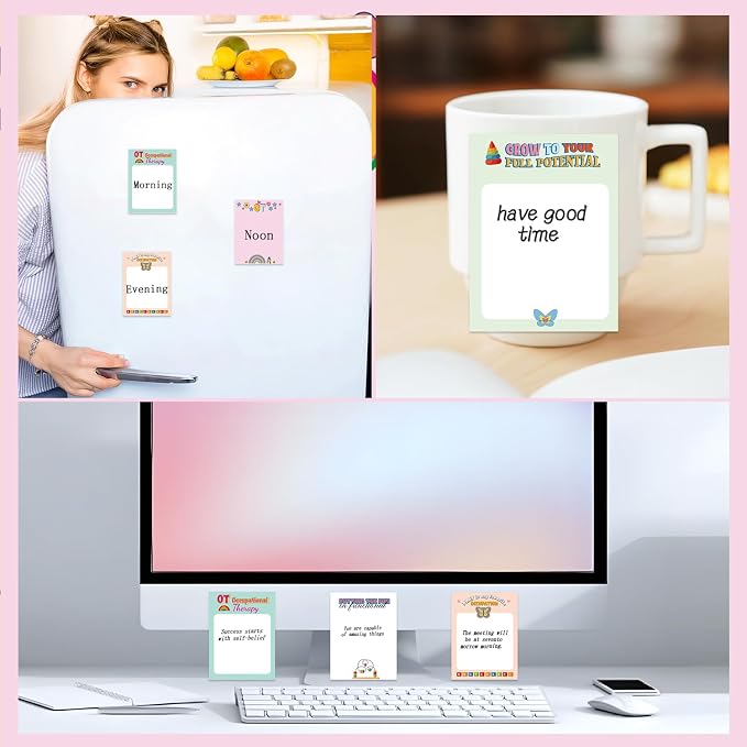 Occupational Therapists Sticky Notes Gifts, 9 Pack OT Notepads 3x4 Inch Gifts - Image 4