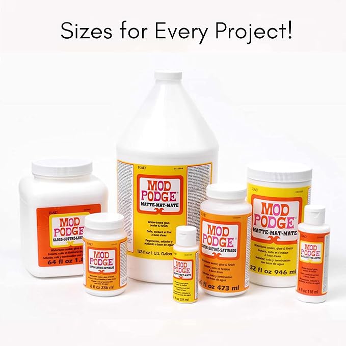 Mod Podge Matte Sealer, Glue & Finish: All-in-One Craft Solution- Quick Dry - Image 10