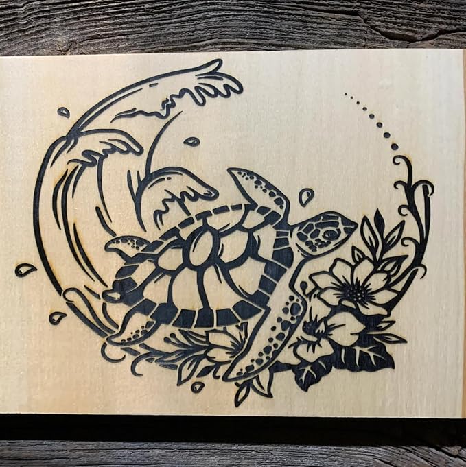 Sea Animal Stencils Reusable Turtle Shell Fish Stencil Jellyfish Octopus - Image 4