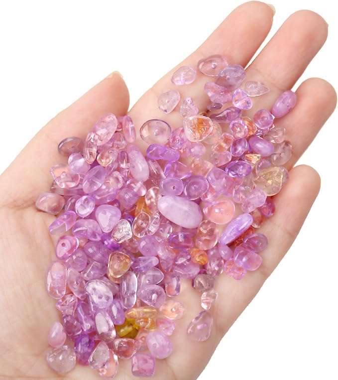 456 PCs Natural Chip Stone Beads, 5-8mm Irregular Multicolor Gemstones Loose - Image 5