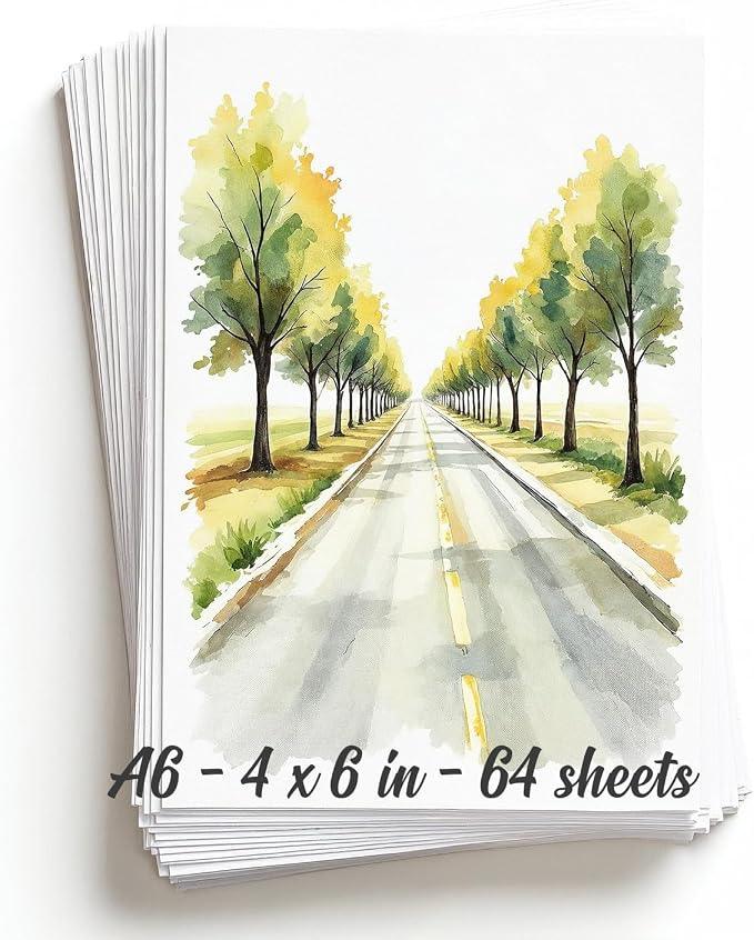 64 Sheets Watercolor Paper Pad by Unknown