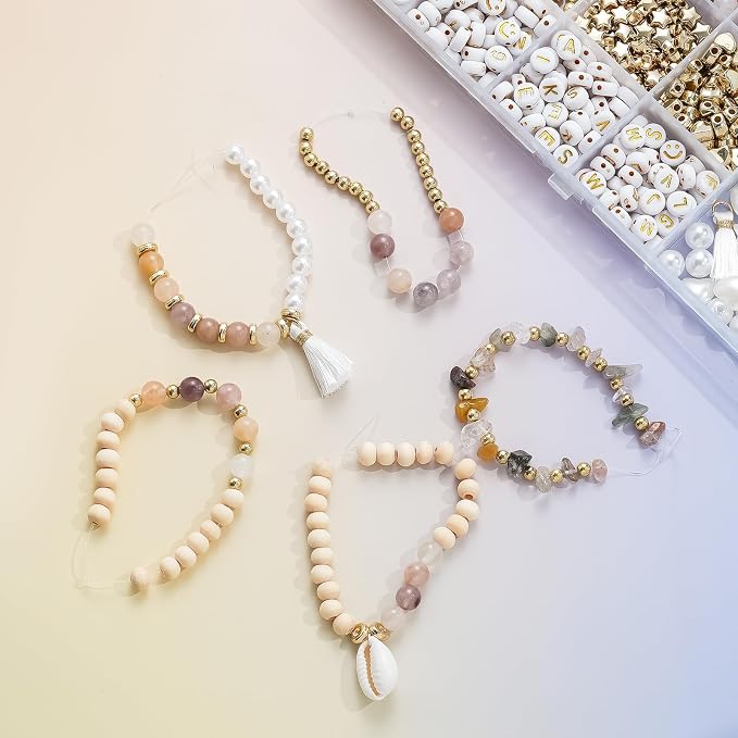 Xylise Jewelry Making Supplies Kit Natural Stone Beads - Image 4