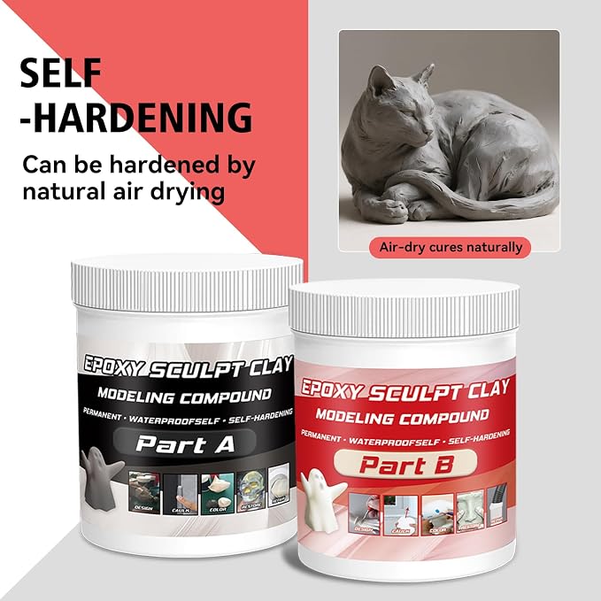 Epoxy Sculpt Clay, Self-Hardening Model Magic Sculpt Epoxy Clay, A&B 2 Part - Image 6