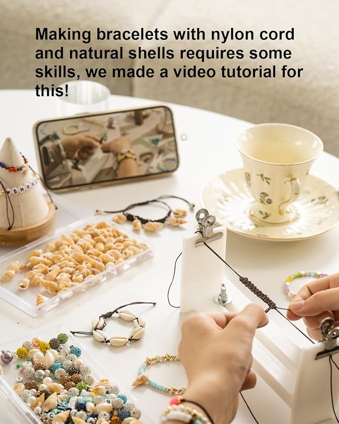 DoDoBeads 100 Pcs Natural Cut Oval Seashells - Image 6