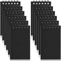 12 Pack Mini Pocket Notebooks Black Mini Spiral Notebooks by Adecortalk
