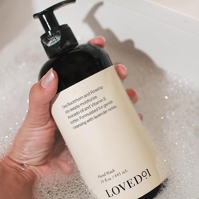 Hand Wash, John Legend Skincare, Liquid Hand Soap, Gentle & Hydrating, Cruelty-Free, Formulated with Nourishing Oils & Soft Lavender, 2-Pack (15 oz each)
