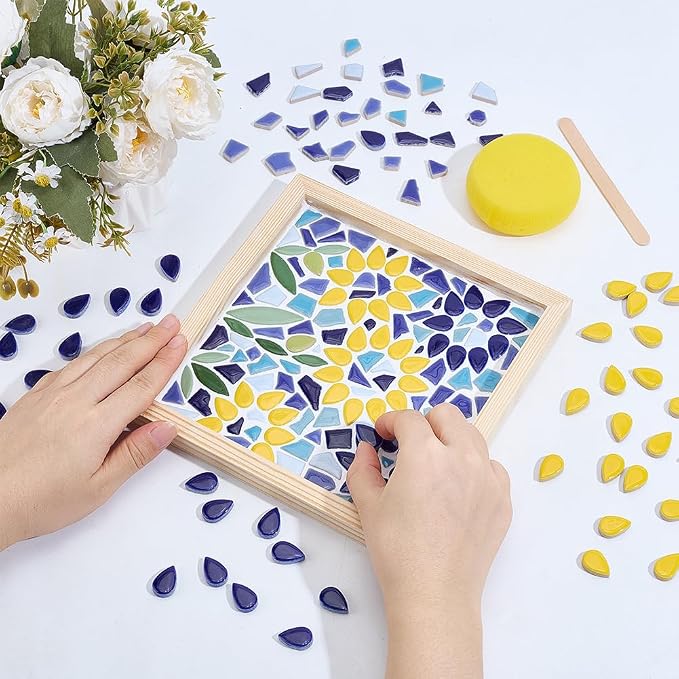 WEBEEDY DIY Mosaic Tiles Craft Kit - Image 4