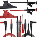 Multimeter Test Leads, Meter Needle Test Probe Adapter Set, Aligator Clips Electronic Test Lead kit Accessories(10 PCS)