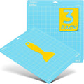 HTVRONT Light Grip Cutting Mat, 3 Pack Cutting Mat 12x12 Compatible by HTVRONT