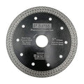 DT-DIATOOL Diamond Granite Blade 5 Inch for Marble Porcelain Tile Ceramic Diamond Cutting Disc with Mesh Turbo Diamond Segments