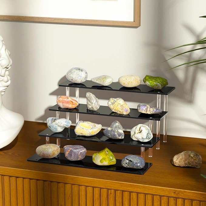 4 Tier Acrylic Display Risers, Cupcake Stand | Large Dessert Display - Image 5