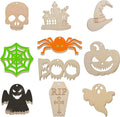 60PCS Unfinished Blank Wooden Cutouts Craft by Jsehchya