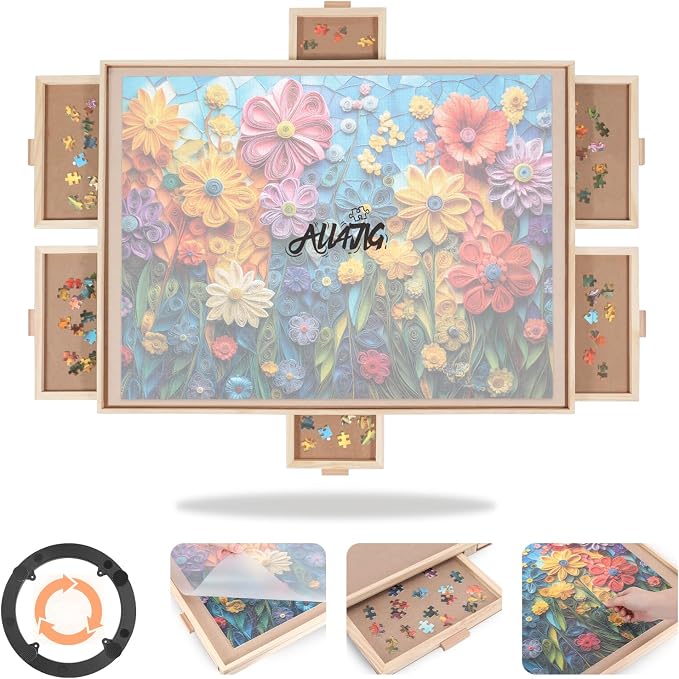 ALL4JIG 1000 Pieces Rotating Puzzle Board by ALL4JIG
