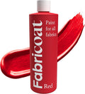 Fabricoat Red Fabric Upholstery Paint & Dye | 250ml / 8.5 fl oz | Red by Fabricoat