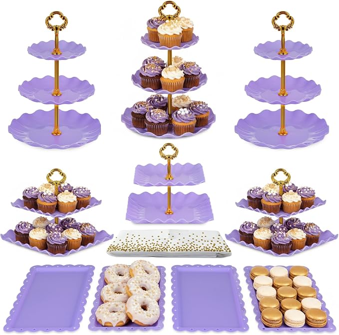 Pack of 11 NWK Cake Stand Set, by NWK
