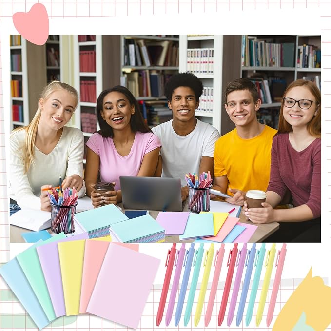 Sayglossy 60 Pcs School Pocket Journal Notebook Bulk - Image 6