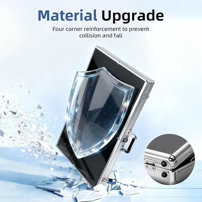 Large Portable Card Show Display Case 34"x22", Aluminum Lockable Trade Show - Image 3