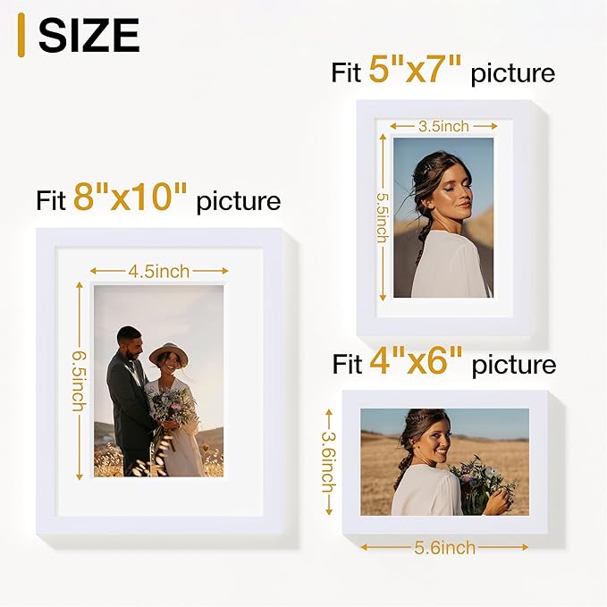 Vittanly 15 Pack Picture Frames Collage Wall Decor - Image 3
