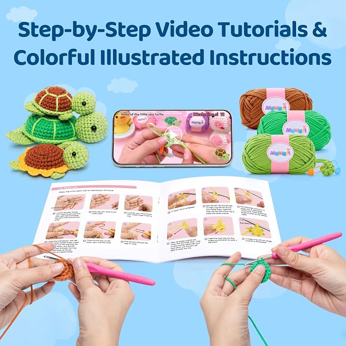 Mewaii Beginner Crochet Kit - Image 4