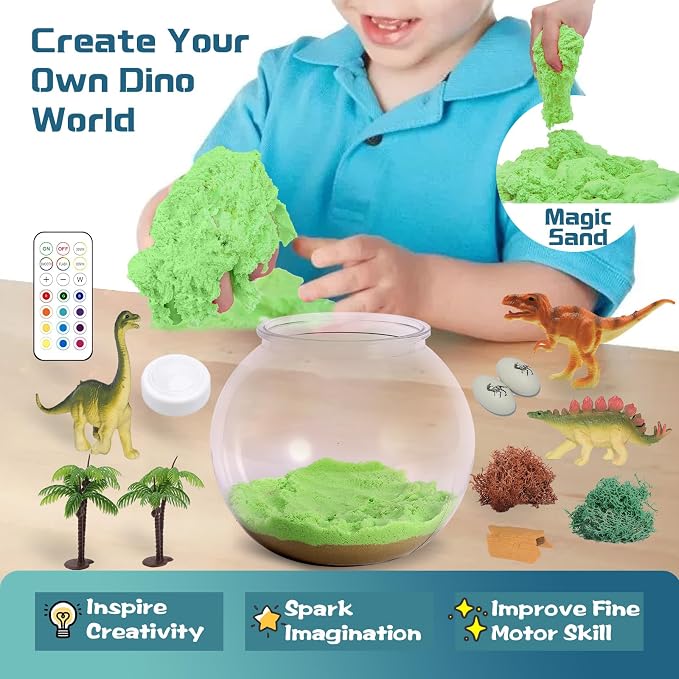 Dinosaur Light-Up Terrarium Kit - Image 7
