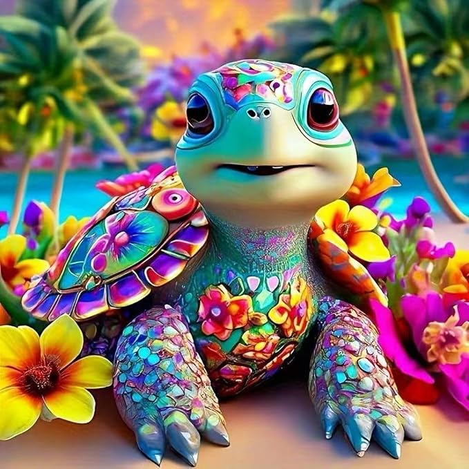 SHICERNHJ Sea Turtle 5D Diamond Painting by Unknown