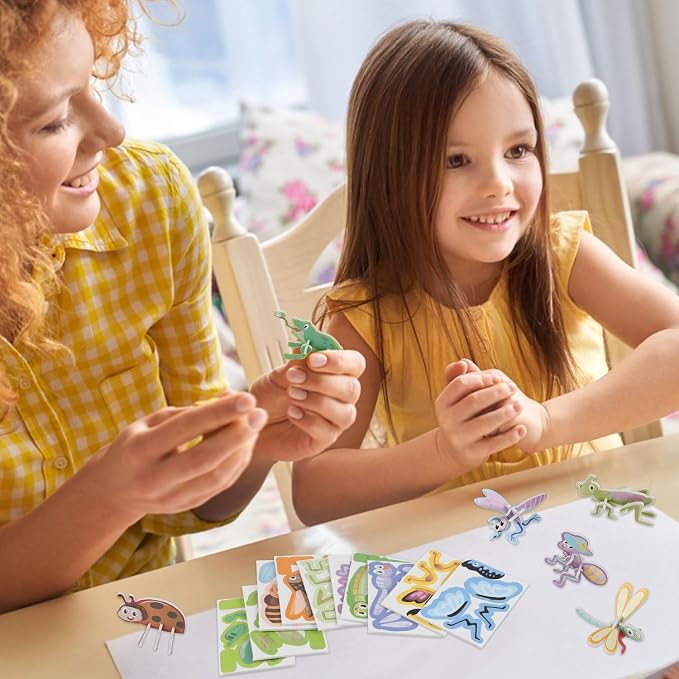 LOMIMOS Educational 3D Cartoon Puzzle, 3D Cartoon Jigsaw Creative Learning Model - Image 6