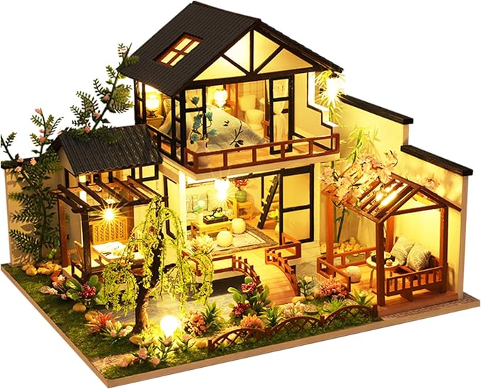 OZJAY DIY Miniature House Kit, Tiny House Kit by OZJAY