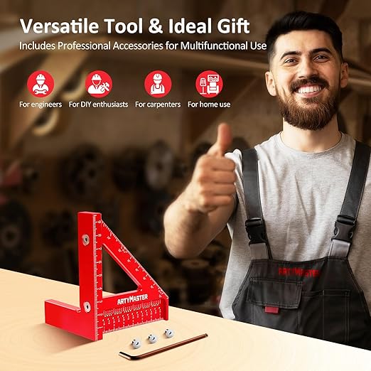 Mini 3D Multi-Angle Measuring Square Ruler, WT102C High Precision Hole Scribing - Image 6
