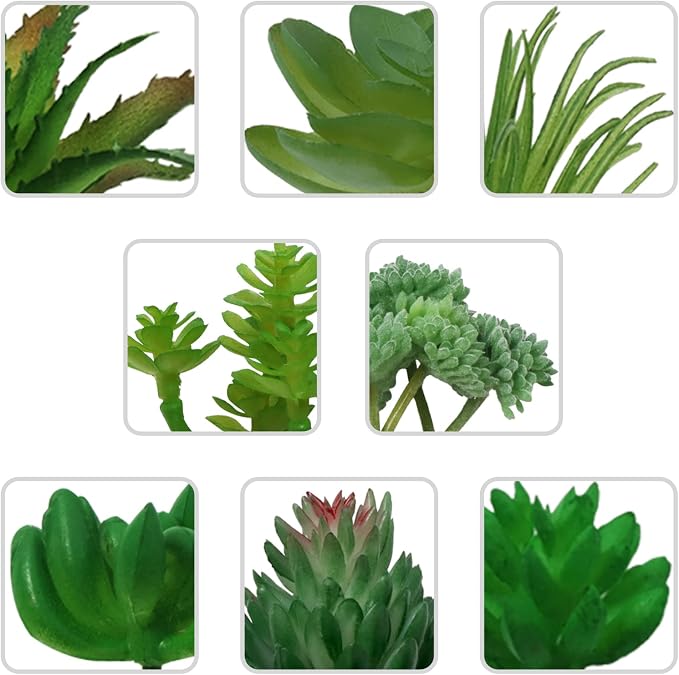 Succulents Plants Artificial, Mini Faux Succulents - Image 5