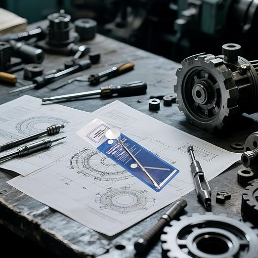 Circular Telescopic Inspection Mirror for car Maintenance, Steering Telescopic Folding Inspection Mirror, Welding Chassis Inspection, Portable Manual Tool