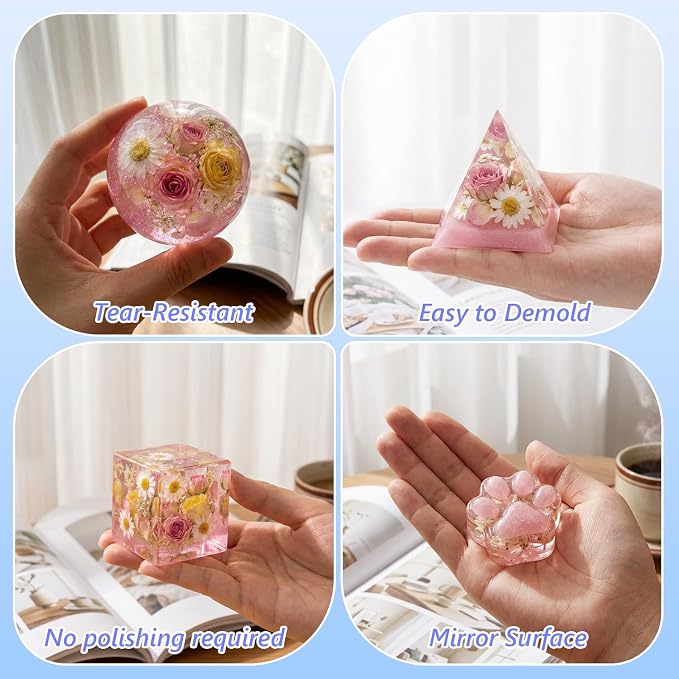 KISREL Epoxy Resin Kit for Beginners, Resin Kit - Image 4