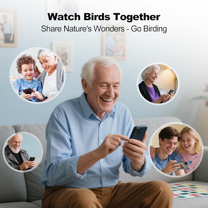 Bird Feeder with Camera, AI Identify Birds Species, FHD WiFi Outdoor Smart Bird - Image 7