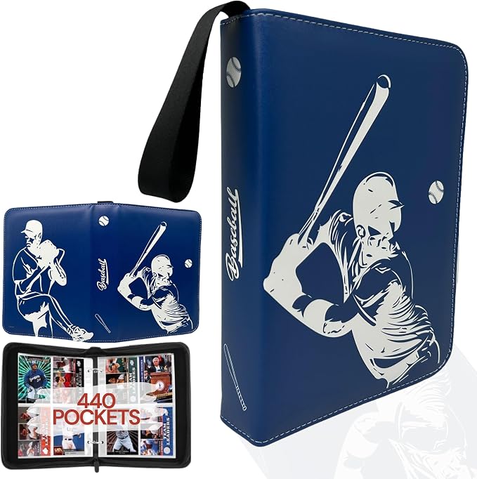 Baseball Card Binder, Trading Card Album by Rucher