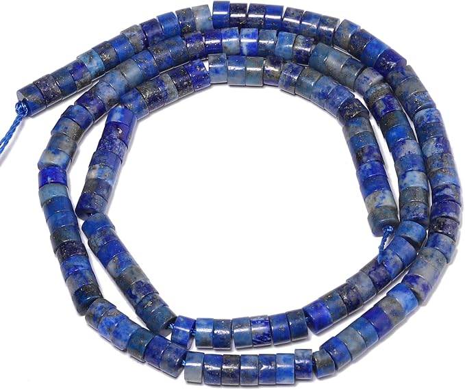 150Pcs 4×2mm Natural Lapis Lazuli Spacer Stone Beads - Image 6