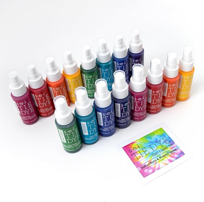 SEI 16 Pack Classic Dye Spray Kit, Tye Dye Kits - Image 8