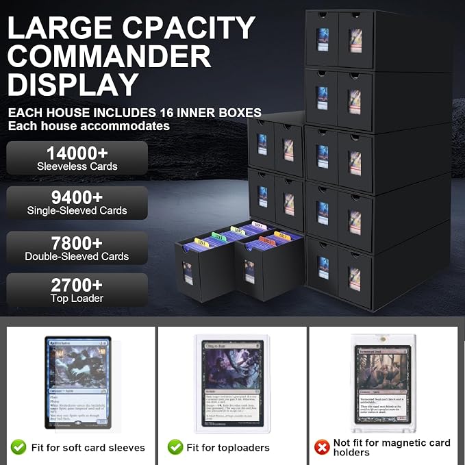 Card Storage Box, 14000+ Trading Card Storage 2700+ Toploader Card Storage Box - Image 2