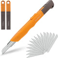 Mulwark 16PC Box Cutter Retractable Utility Knife Set by MULWARK