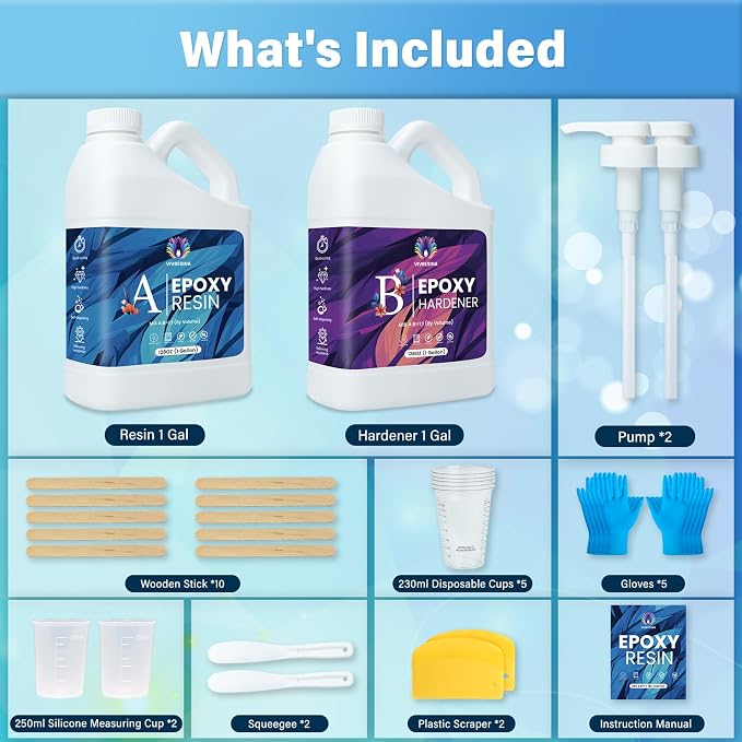 Epoxy Resin Kit 2 Gallon, Resina Epoxica - Image 6