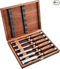 EZARC 6 Pieces Wood Chisel Tool Sets Woodworking Carving Chisel Kit by EZARCTools