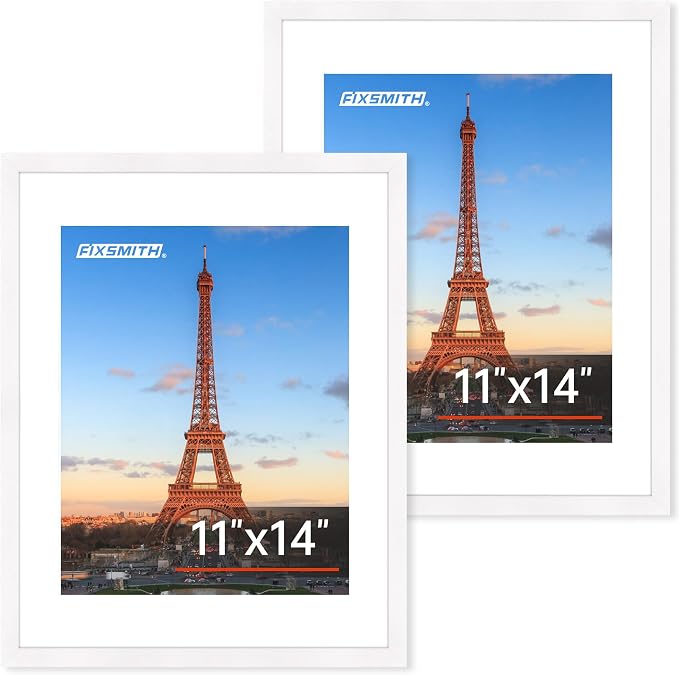 FIXSMITH 11x14 Picture Frame Set of 2, Photo Frame by FIXSMITH