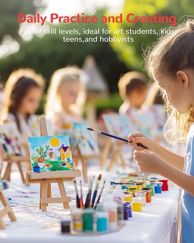 100 Pack 4x4 Inch Mini Canvas Boards - Image 6
