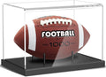 KKU Football Display Case, Acrylic Football Case by KKUprotectanddisplayyourtreasures