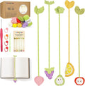 WaldyWop Crochet Kit for Beginners: 5 PCS Fruit Bookmarks Crochet Kits w/ 40% by WaldyWop