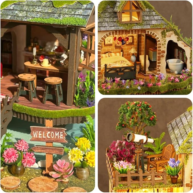 RHZN Miniature House Kit, Miniature Kit, Mini House Building Kit - Image 4